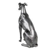 Figurina Catelus polirasina argintie 20x10x30 cm