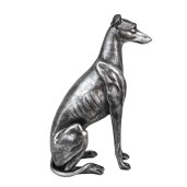 Figurina Catelus polirasina argintie 20x10x30 cm