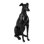 Figurina Catelus polirasina neagra 20x10x30 cm