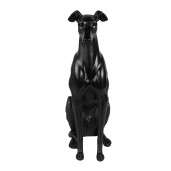 Figurina Catelus polirasina neagra 20x10x30 cm