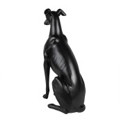 Figurina Catelus polirasina neagra 20x10x30 cm
