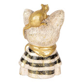 Figurina Pisicuta polirasina multicolora 11x9x18 cm