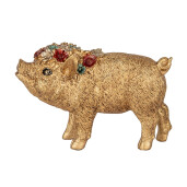 Figurina Porcusor polirasina multicolora 20x7x13 cm
