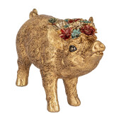 Figurina Porcusor polirasina multicolora 20x7x13 cm