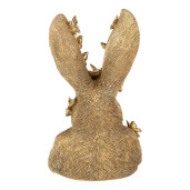 Figurina Iepuras Paste polirasina aurie 21x20x34 cm