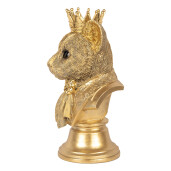 Figurina Pisica polirasina aurie 20x19x37 cm