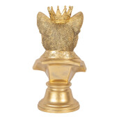 Figurina Pisica polirasina aurie 20x19x37 cm