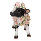 Figurina Vacuta polirasina multicolora 41x19x33 cm