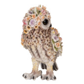 Figurina Bufnita polirasina multicolora 21x18x31 cm