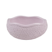 Decoratiune Paste polirasina roz alba 9x13x16 cm