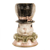 Figurina Iepuras Paste polirasina multicolora 18x15x29 cm