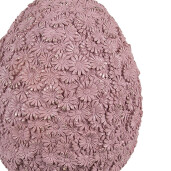 Ou decorativ Paste polirasina maro roz 13x28 cm
