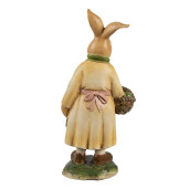 Figurina Iepuras Paste polirasina multicolora 9x7x20 cm
