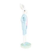 Figurina Iepuras Paste polirasina multicolora 10x40 cm