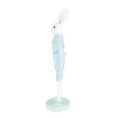 Figurina Iepuras Paste polirasina multicolora 10x40 cm