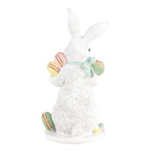 Figurina Iepuras Paste polirasina multicolora 13x15x25 cm