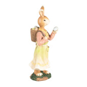 Figurina Iepuras Paste polirasina multicolora 13x13x33 cm