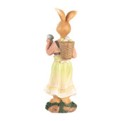Figurina Iepuras Paste polirasina multicolora 13x13x33 cm