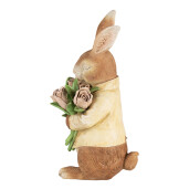 Figurina Iepuras Paste polirasina multicolora 19x23x39 cm
