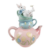 Decoratiune Paste polirasina multicolora 28x19x34 cm