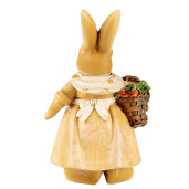 Figurina Iepuras Paste polirasina multicolora 7x6x13 cm