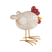 Figurina Gaina polirasina multicolora 14x9x15 cm