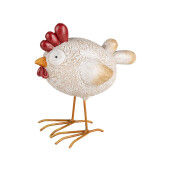Figurina Gaina polirasina multicolora 14x9x15 cm