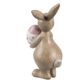 Figurina Iepuras Paste polirasina multicolora 6x9x15 cm