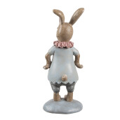 Figurina Iepuras Paste polirasina multicolora 8x6x19 cm