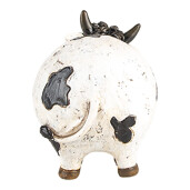 Figurina Vacuta polirasina multicolora 9x7x9 cm