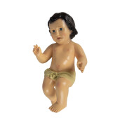 Figurina Pruncul Isus polirasina multicolora 17x12x30 cm