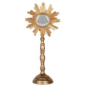 Decoratiune polirasina aurie 16x9x36 cm