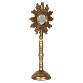 Decoratiune polirasina aurie 16x9x36 cm