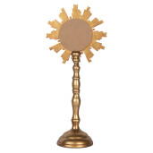 Decoratiune polirasina aurie 16x9x36 cm