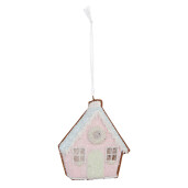 Set 2 ornamente brad Casa Turta Dulce 9x1x10 cm