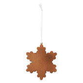Set 2 ornamente Fulgi Zapada Craciun polirasina 9x1x10 cm