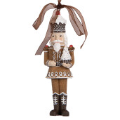 Set 2 ornamente brad Craciun Spagatorul de Nuci 4x2x13 cm