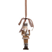 Set 2 ornamente brad Craciun Spagatorul de Nuci 4x2x13 cm