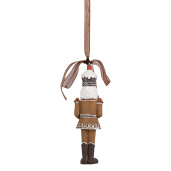 Set 2 ornamente brad Craciun Spagatorul de Nuci 4x2x13 cm