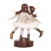 Figurina Fetite polirasina multicolora 15x7x18 cm