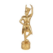 Figurina Spargatorul de Nuci polirasina aurie 14x10x45 cm