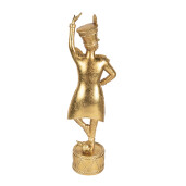 Figurina Spargatorul de Nuci polirasina aurie 14x10x45 cm