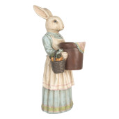 Figurina Iepuras Paste polirasina multicolora 23x17x46 cm