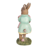 Figurina Iepurasi Paste polirasina multicolora 8x3x8 cm