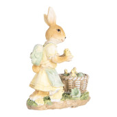 Figurina Iepuras Paste polirasina multicolora 10x6x13 cm