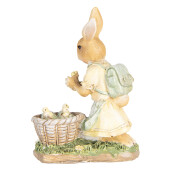 Figurina Iepuras Paste polirasina multicolora 10x6x13 cm