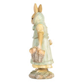 Figurina Iepurasi Paste polirasina multicolora 14x7x20 cm
