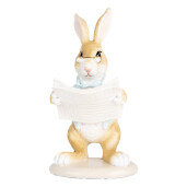 Figurina Iepuras Paste polirasina multicolora 9x9x15 cm