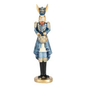 Figurina Iepuras Paste polirasina multicolora 5x5x18 cm