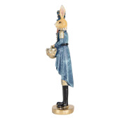 Figurina Iepuras Paste polirasina multicolora 5x5x18 cm